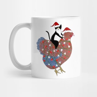 Meowy Chickenmas Mug